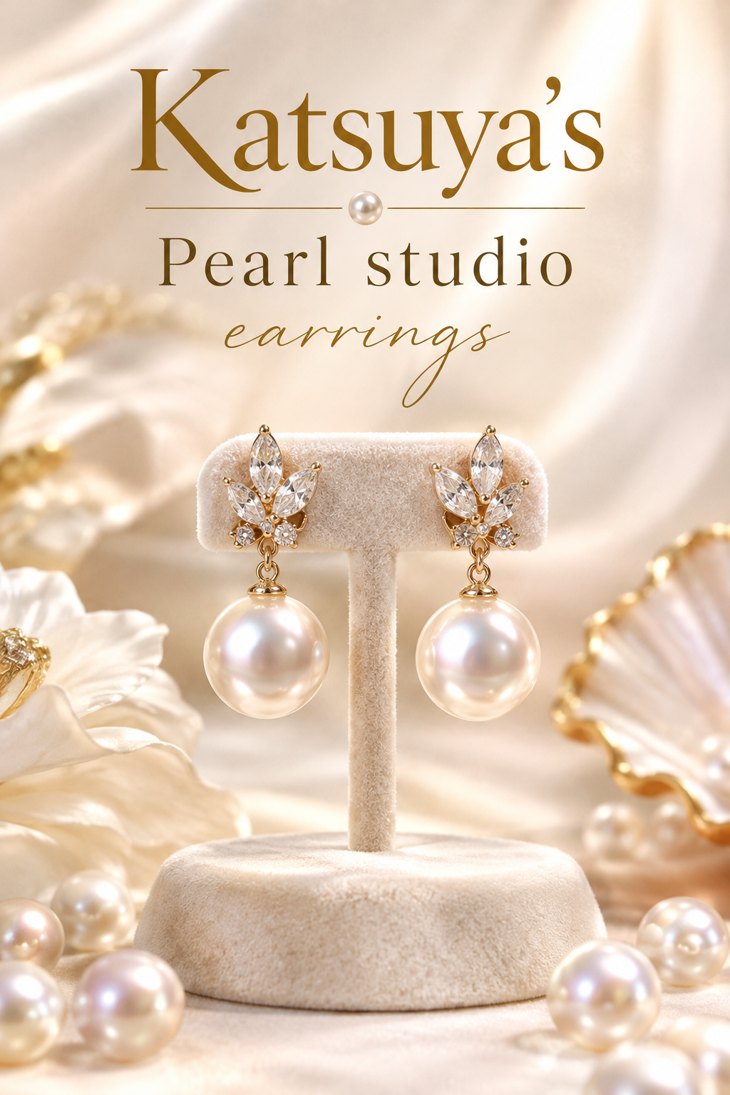 Pearl earrings