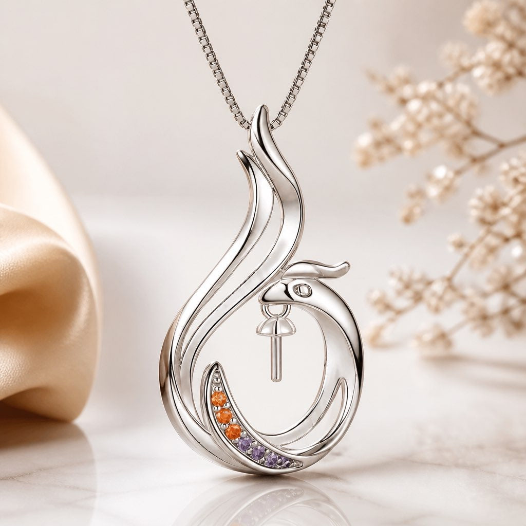 Phoenix Bail pin pendent