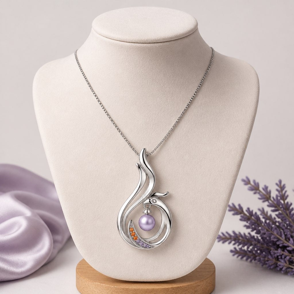 Phoenix Bail pin pendent