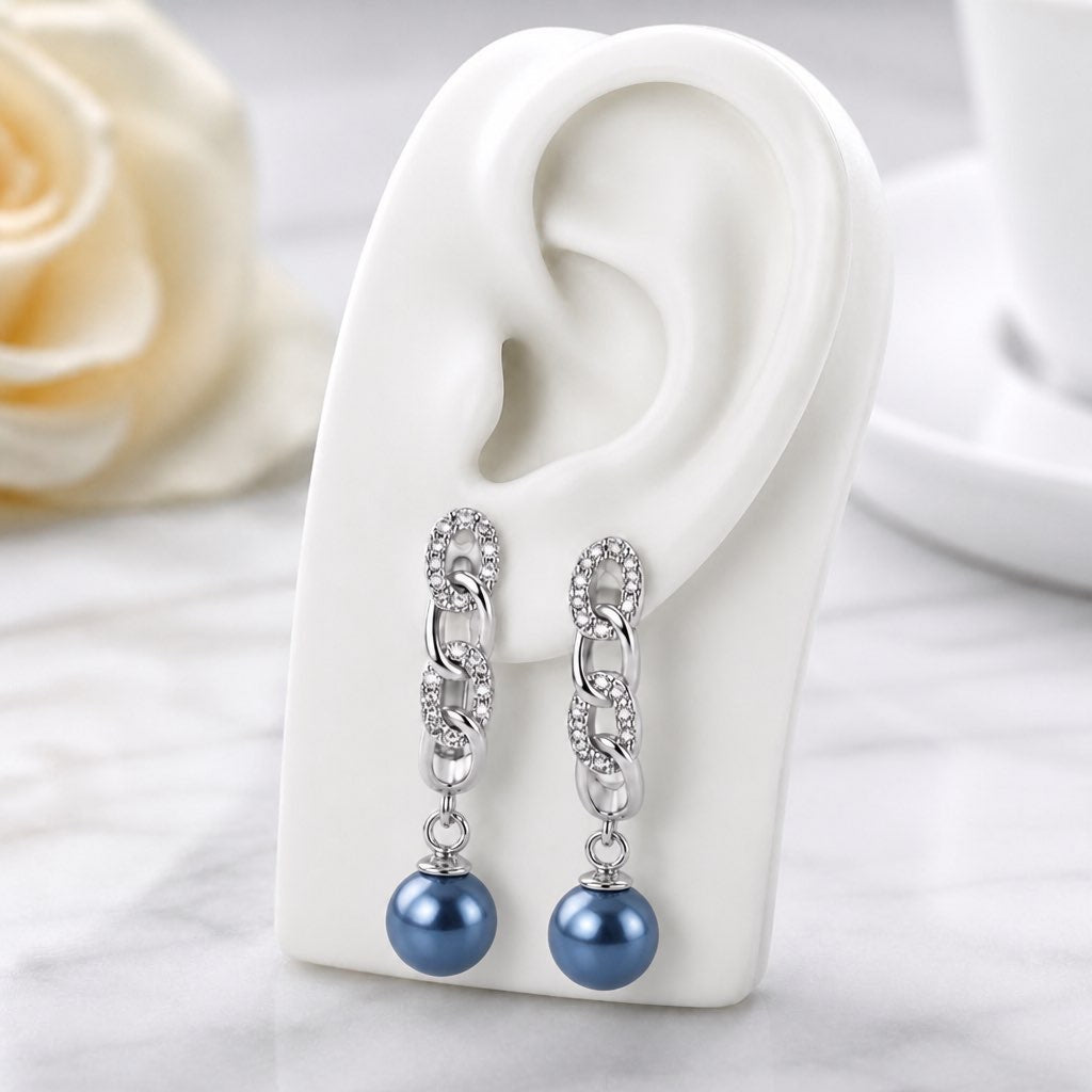 Sterling Silver Twisted Earrings