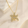 Leaf bail pin Pendant
