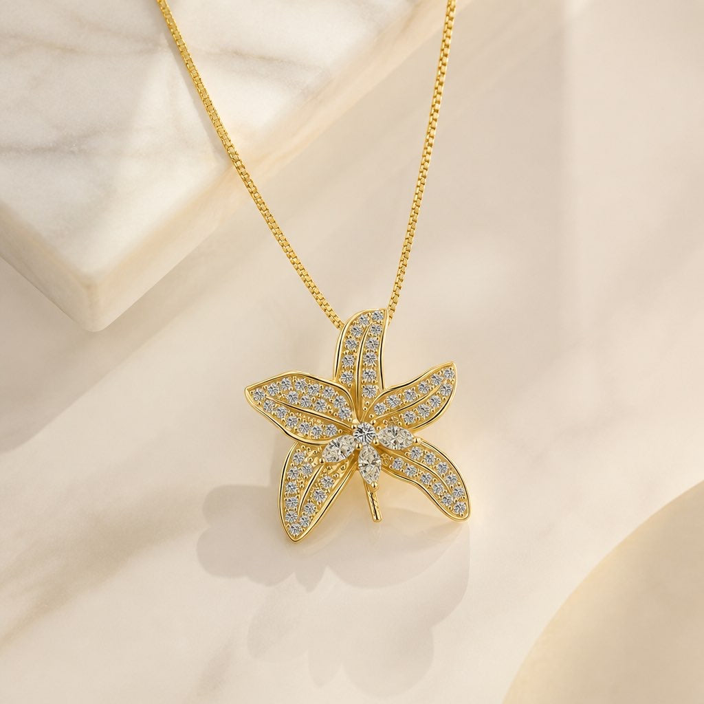Leaf bail pin Pendant