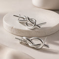 Knot stud earrings
