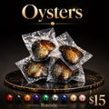 Single color round oysters pearls