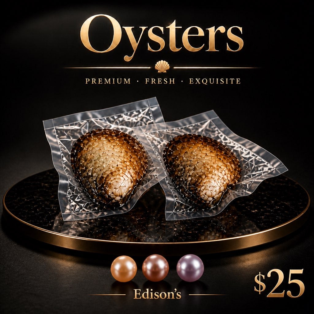 Edison oysters pearls